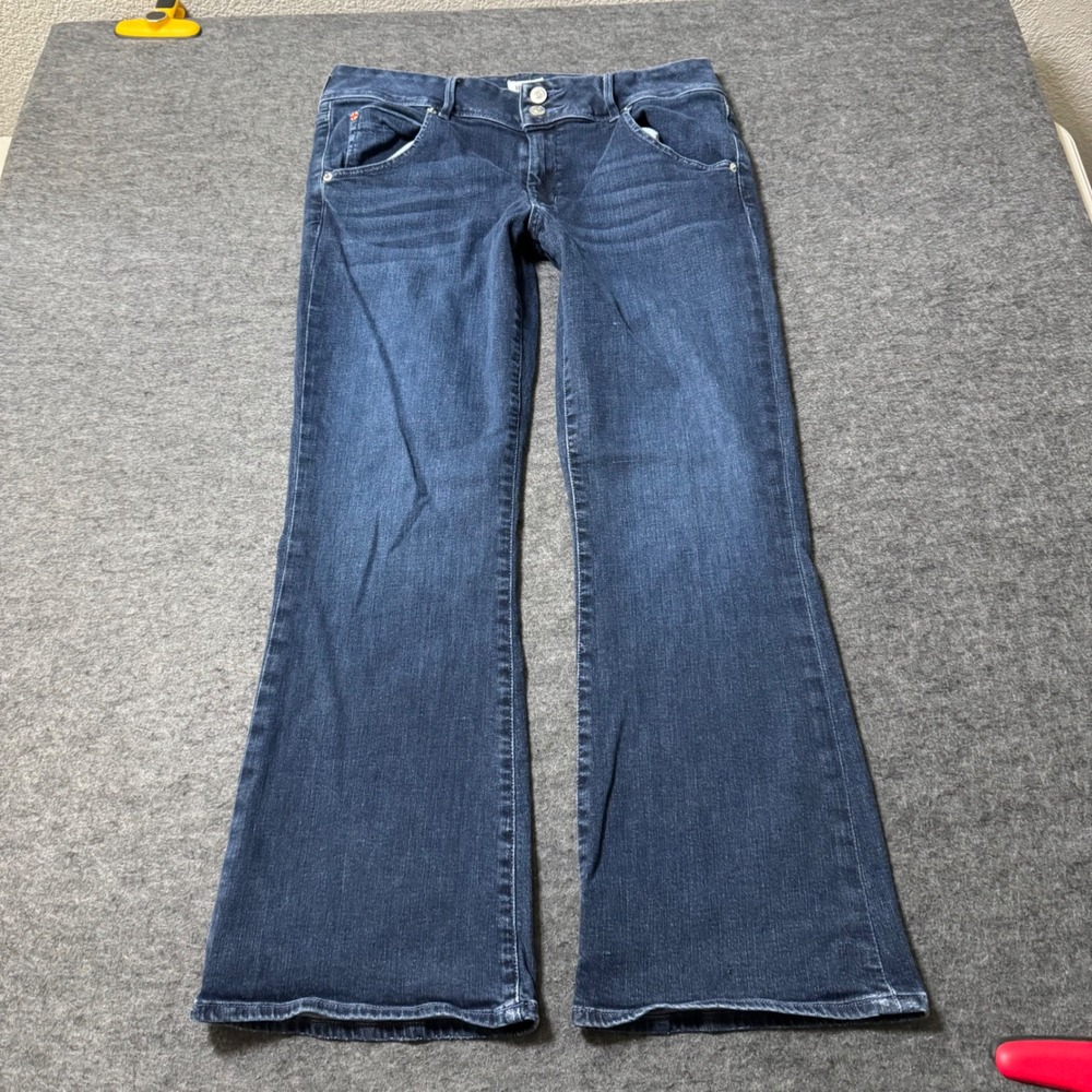 Hudson Collin Flap Pocket Bootcut Jeans Dark Wash Blue Size 30